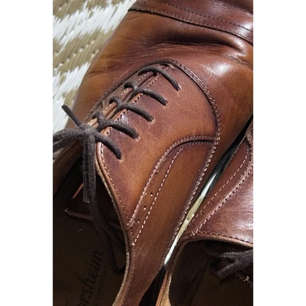classic Florsheim Cap Toe Oxford Dress Shoes Brown 10.5